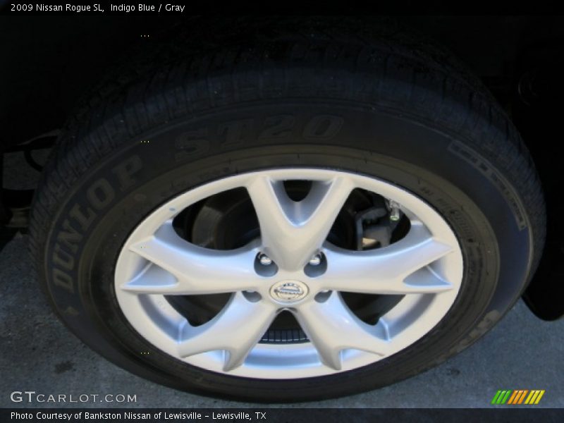 Indigo Blue / Gray 2009 Nissan Rogue SL