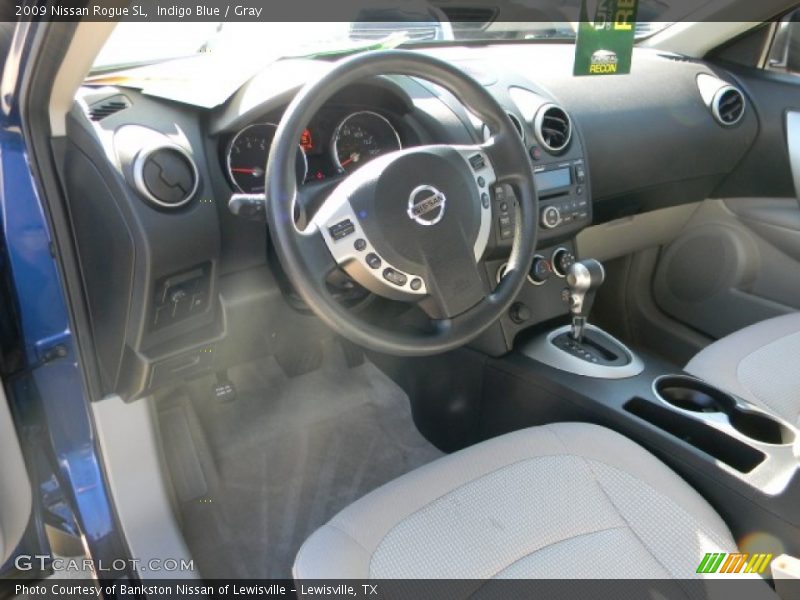 Indigo Blue / Gray 2009 Nissan Rogue SL