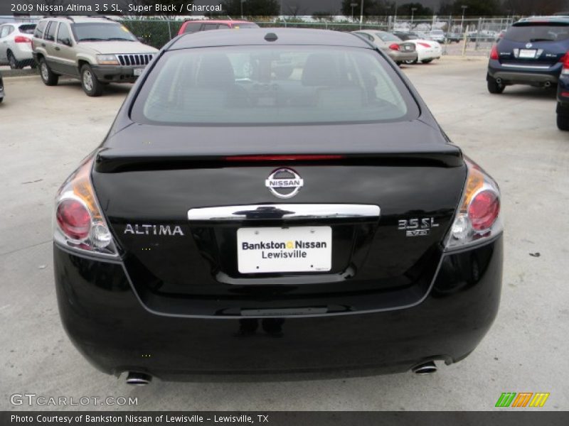 Super Black / Charcoal 2009 Nissan Altima 3.5 SL