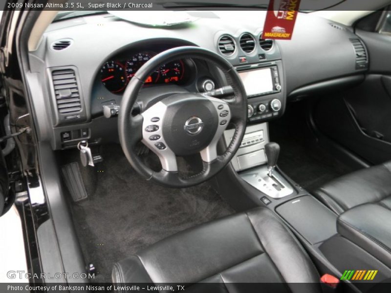 Super Black / Charcoal 2009 Nissan Altima 3.5 SL