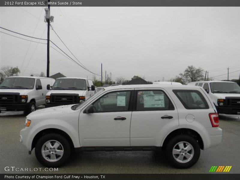 White Suede / Stone 2012 Ford Escape XLS