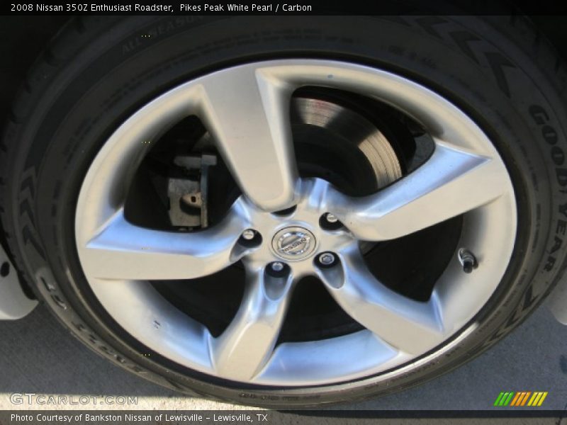 Pikes Peak White Pearl / Carbon 2008 Nissan 350Z Enthusiast Roadster