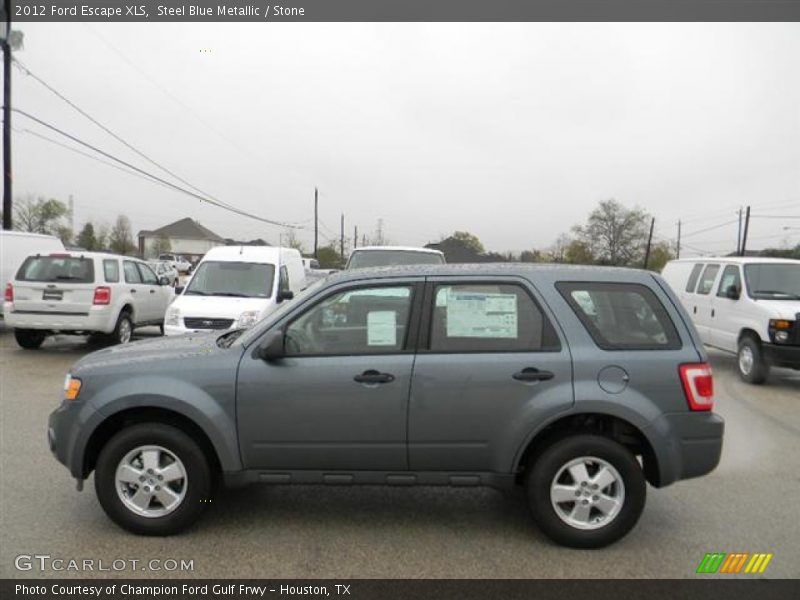 Steel Blue Metallic / Stone 2012 Ford Escape XLS