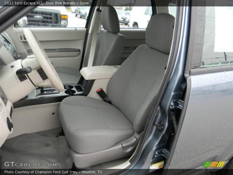 Steel Blue Metallic / Stone 2012 Ford Escape XLS