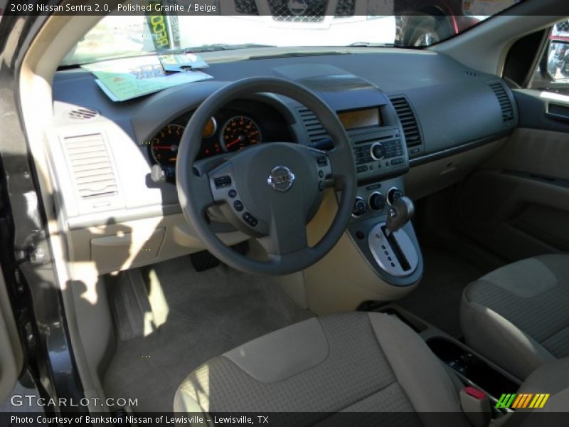 Polished Granite / Beige 2008 Nissan Sentra 2.0