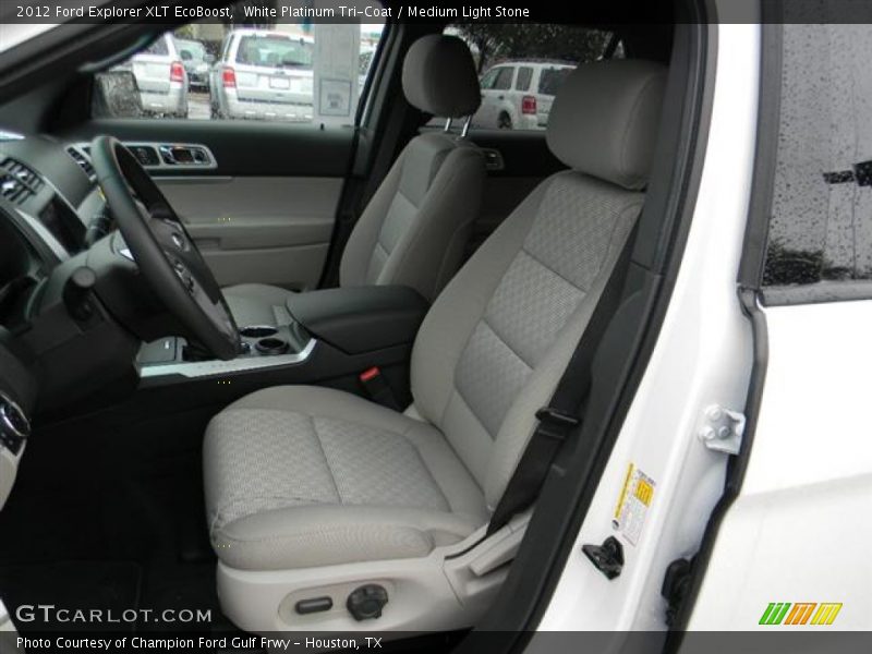  2012 Explorer XLT EcoBoost Medium Light Stone Interior