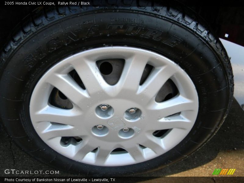 Rallye Red / Black 2005 Honda Civic LX Coupe