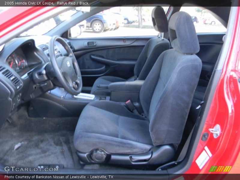 Rallye Red / Black 2005 Honda Civic LX Coupe