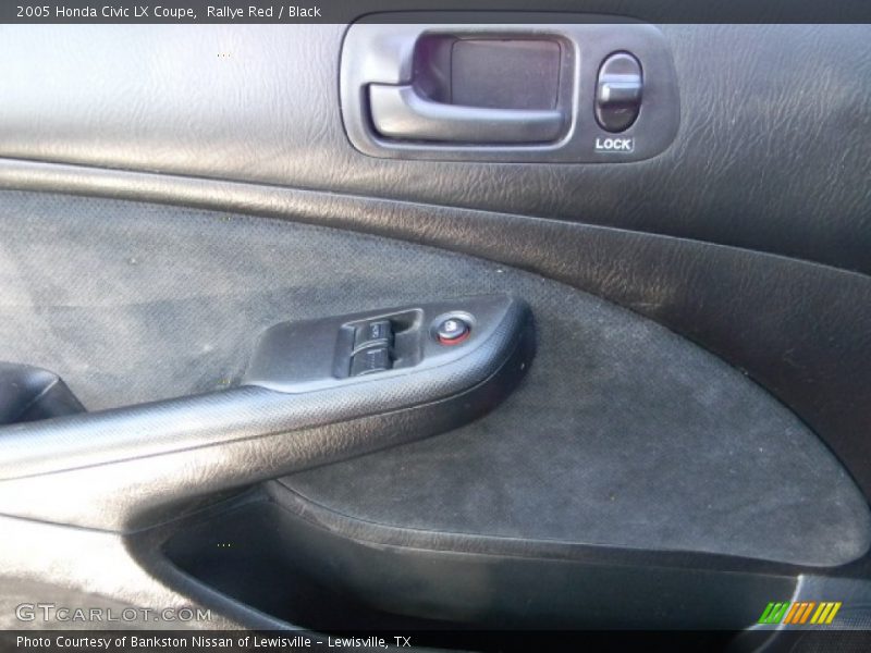 Rallye Red / Black 2005 Honda Civic LX Coupe
