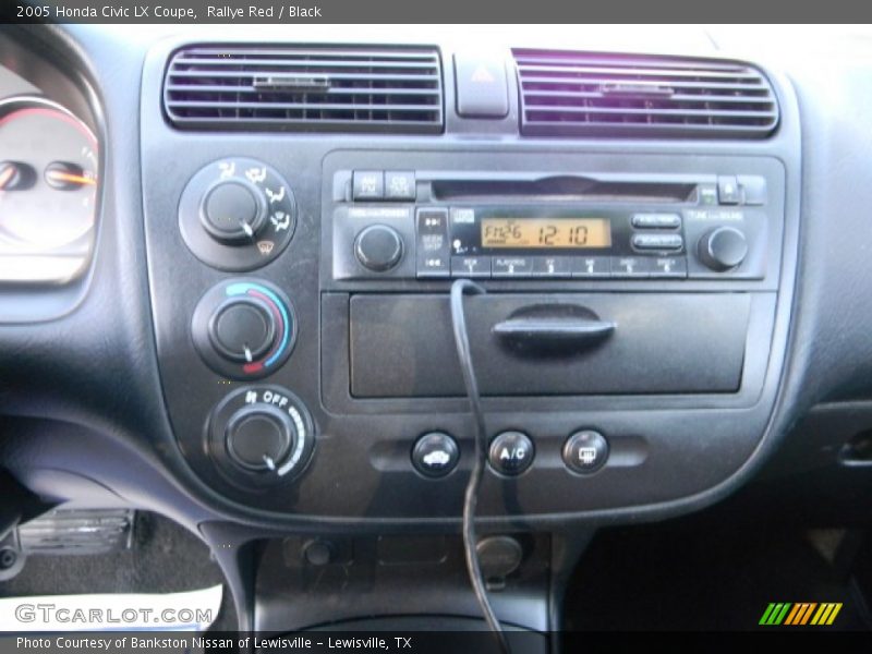 Rallye Red / Black 2005 Honda Civic LX Coupe