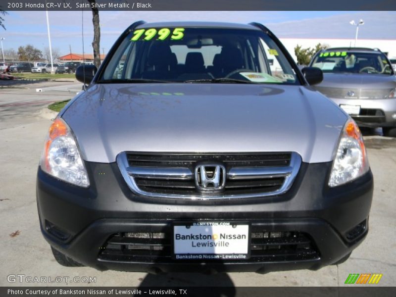 Satin Silver Metallic / Black 2003 Honda CR-V LX