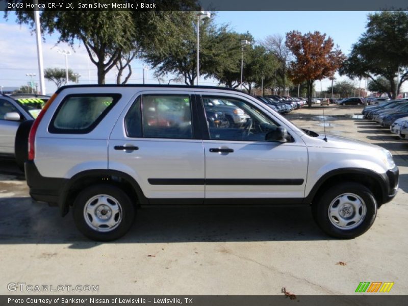 Satin Silver Metallic / Black 2003 Honda CR-V LX