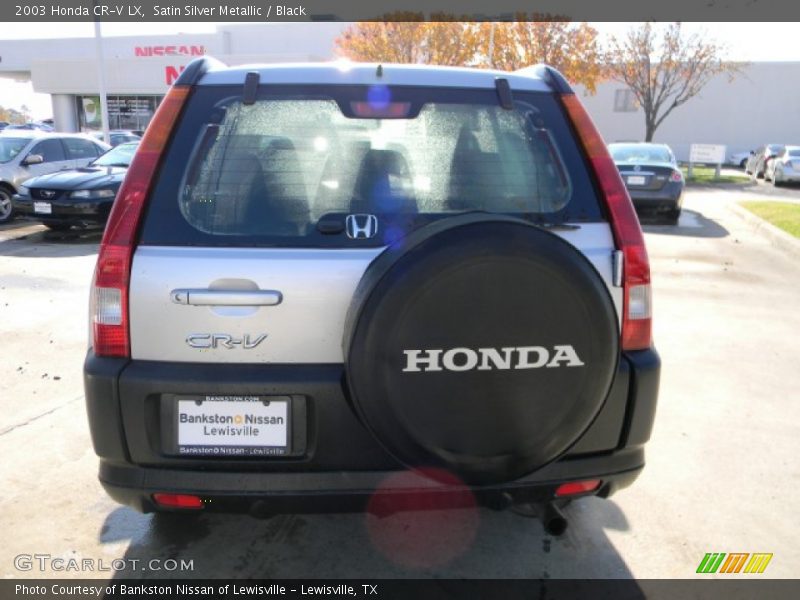 Satin Silver Metallic / Black 2003 Honda CR-V LX