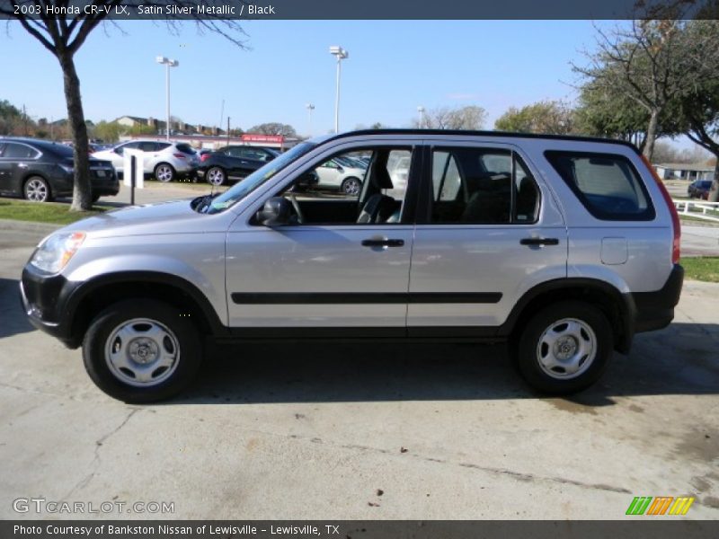 Satin Silver Metallic / Black 2003 Honda CR-V LX