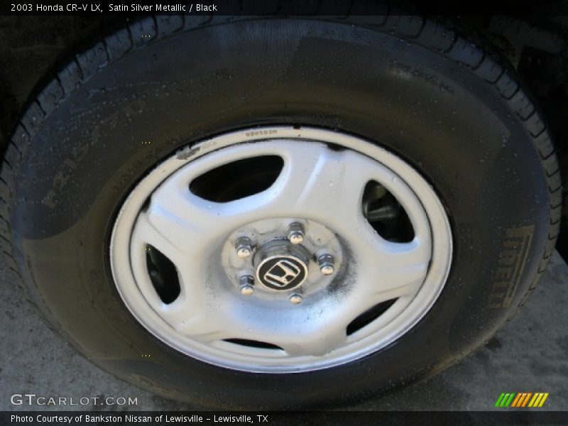 Satin Silver Metallic / Black 2003 Honda CR-V LX