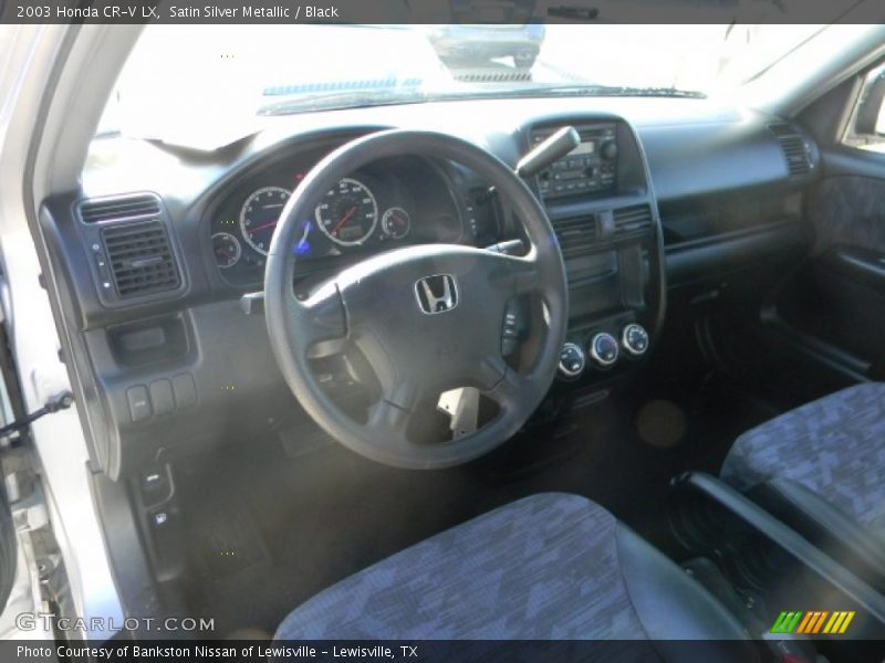 Satin Silver Metallic / Black 2003 Honda CR-V LX