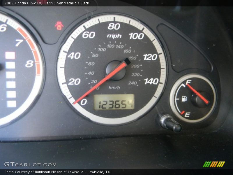 Satin Silver Metallic / Black 2003 Honda CR-V LX