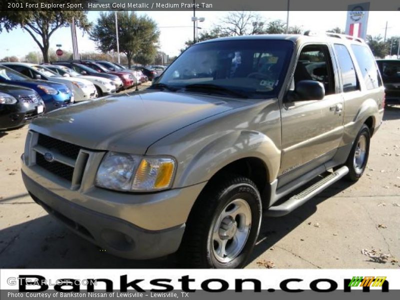 Harvest Gold Metallic / Medium Prairie Tan 2001 Ford Explorer Sport