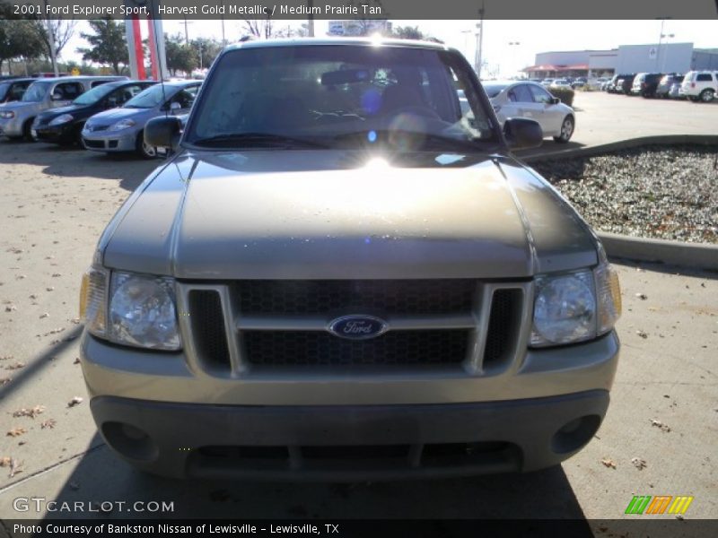 Harvest Gold Metallic / Medium Prairie Tan 2001 Ford Explorer Sport