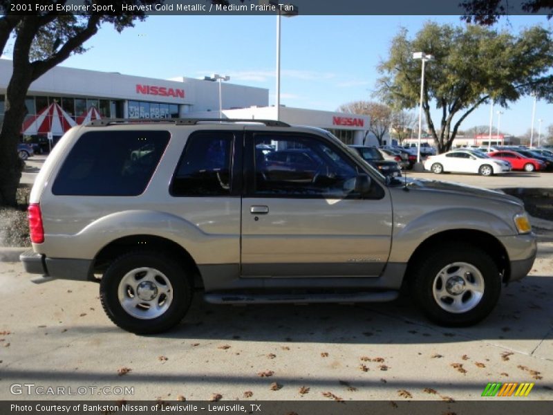 Harvest Gold Metallic / Medium Prairie Tan 2001 Ford Explorer Sport