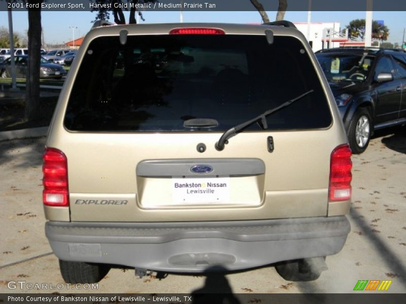 Harvest Gold Metallic / Medium Prairie Tan 2001 Ford Explorer Sport