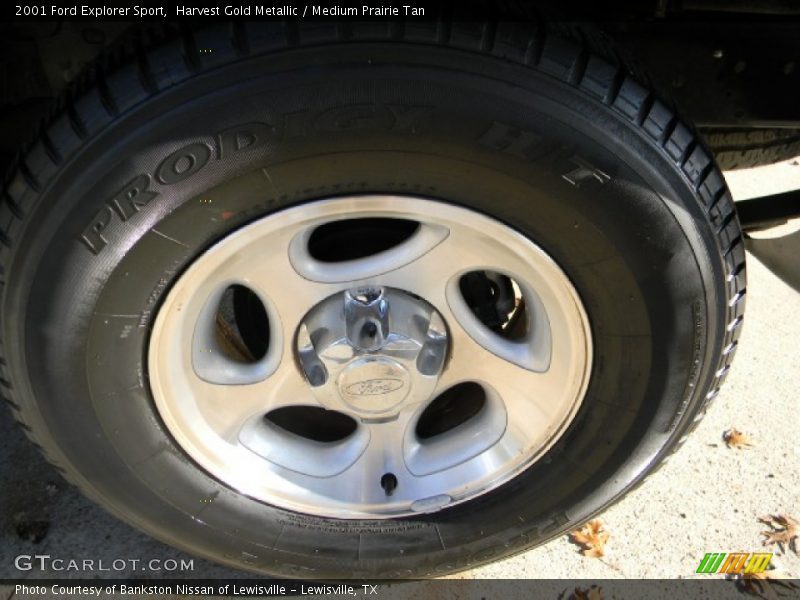 Harvest Gold Metallic / Medium Prairie Tan 2001 Ford Explorer Sport