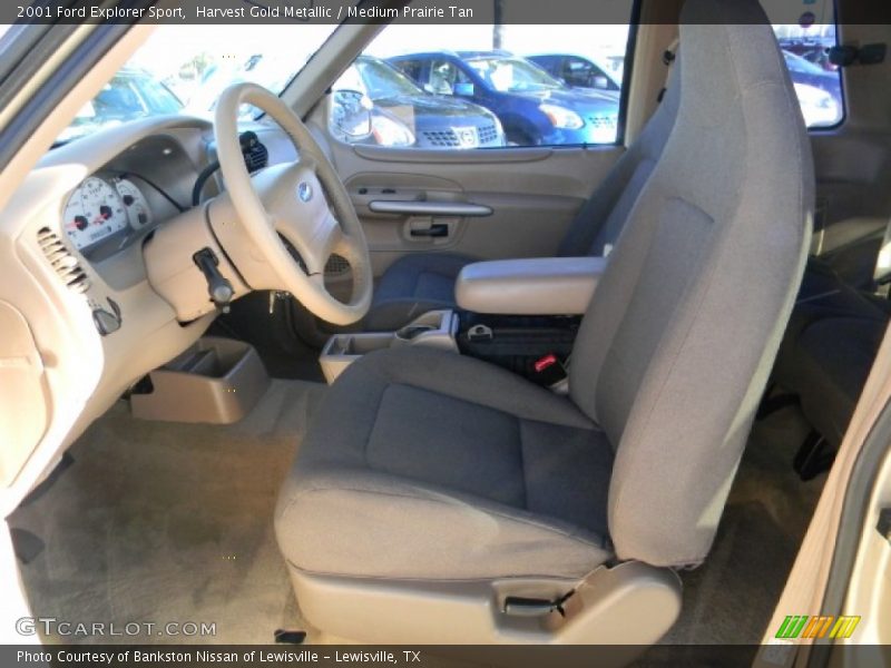 Harvest Gold Metallic / Medium Prairie Tan 2001 Ford Explorer Sport