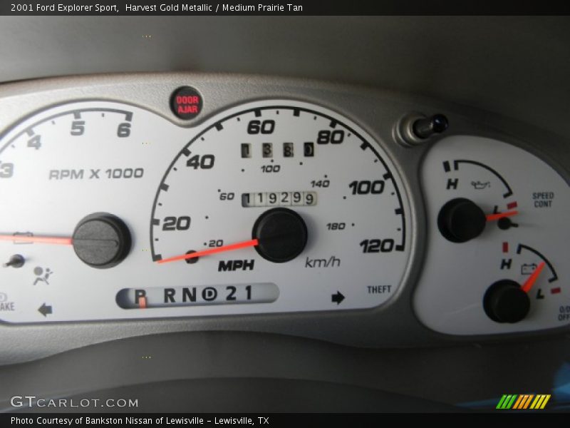 Harvest Gold Metallic / Medium Prairie Tan 2001 Ford Explorer Sport