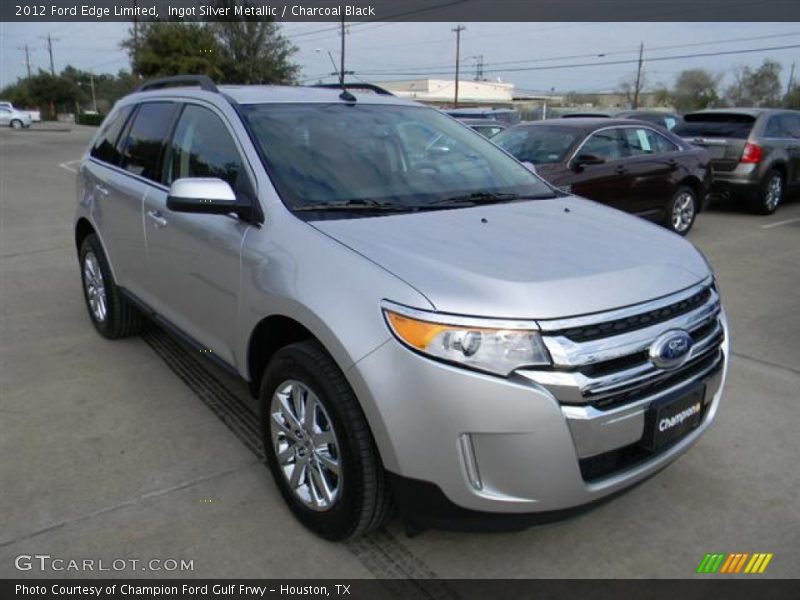 Ingot Silver Metallic / Charcoal Black 2012 Ford Edge Limited