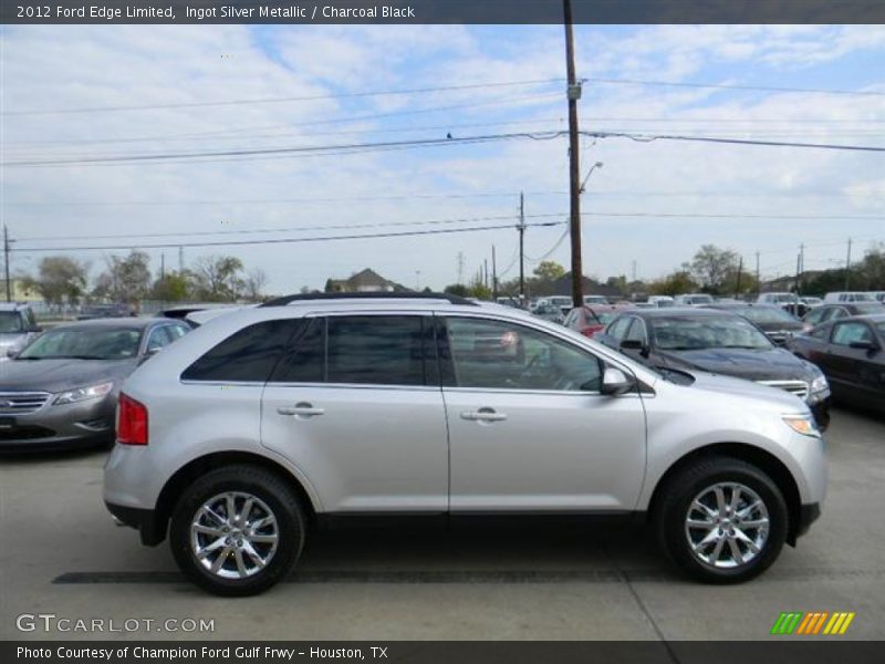 Ingot Silver Metallic / Charcoal Black 2012 Ford Edge Limited