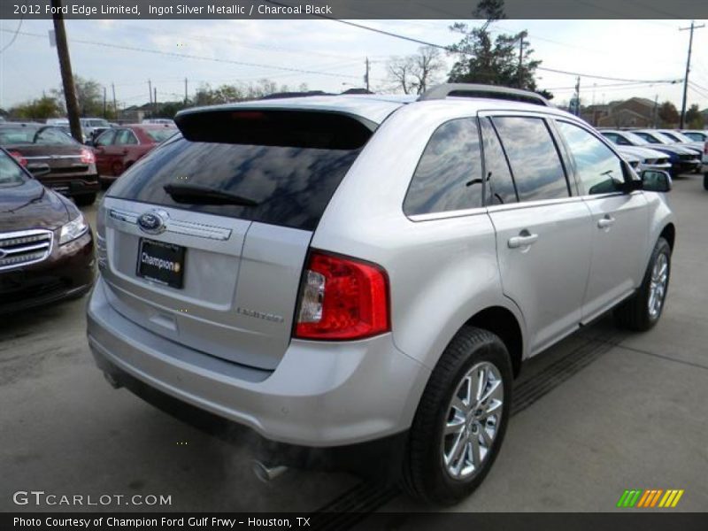 Ingot Silver Metallic / Charcoal Black 2012 Ford Edge Limited