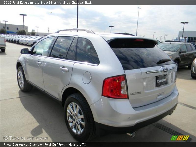 Ingot Silver Metallic / Charcoal Black 2012 Ford Edge Limited