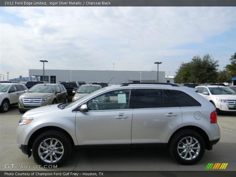 Ingot Silver Metallic / Charcoal Black 2012 Ford Edge Limited