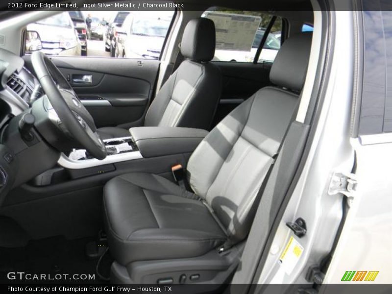 Ingot Silver Metallic / Charcoal Black 2012 Ford Edge Limited