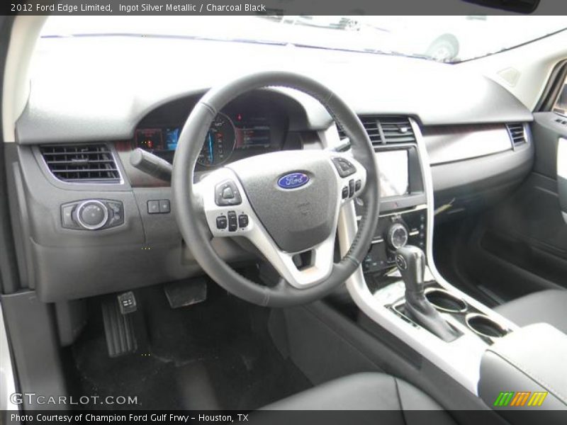 Ingot Silver Metallic / Charcoal Black 2012 Ford Edge Limited