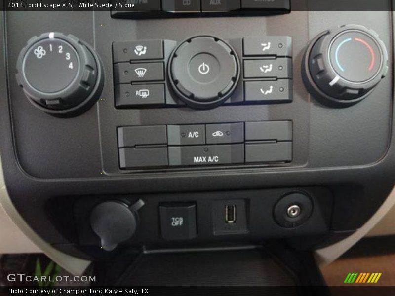 White Suede / Stone 2012 Ford Escape XLS