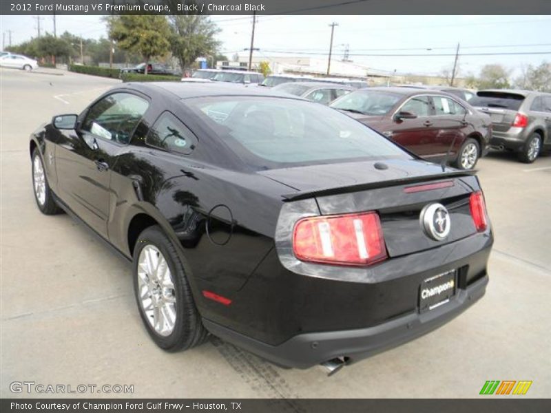 Black / Charcoal Black 2012 Ford Mustang V6 Premium Coupe