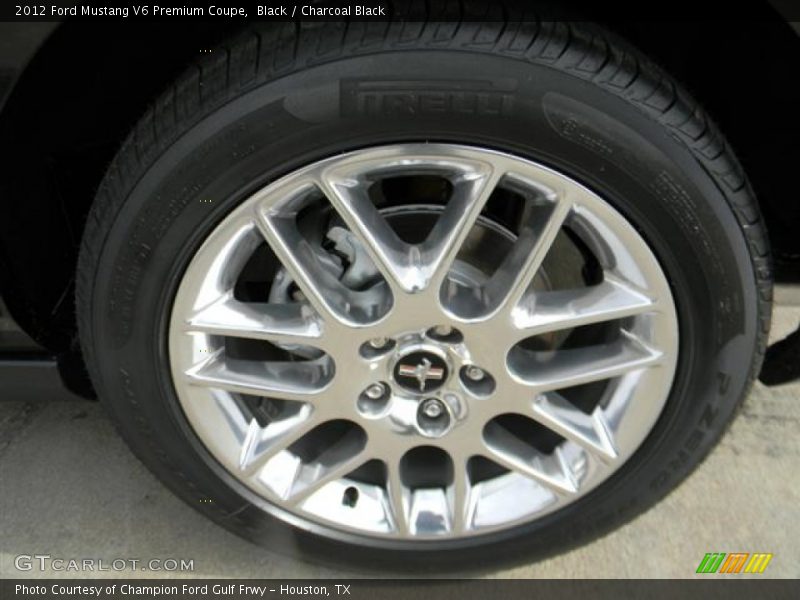 Black / Charcoal Black 2012 Ford Mustang V6 Premium Coupe