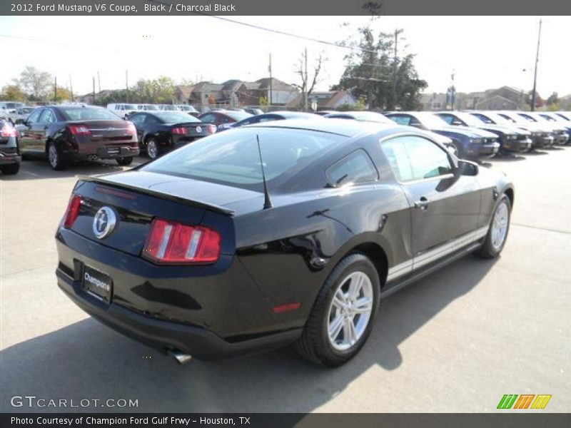 Black / Charcoal Black 2012 Ford Mustang V6 Coupe