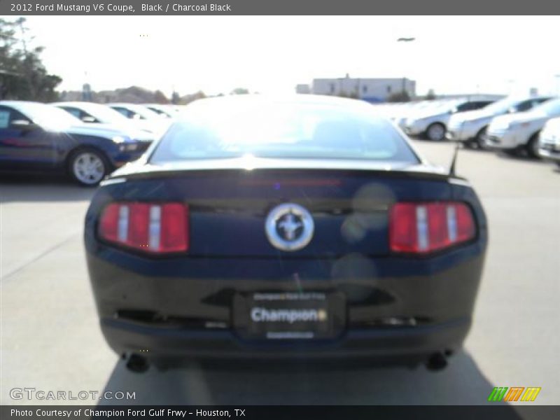 Black / Charcoal Black 2012 Ford Mustang V6 Coupe
