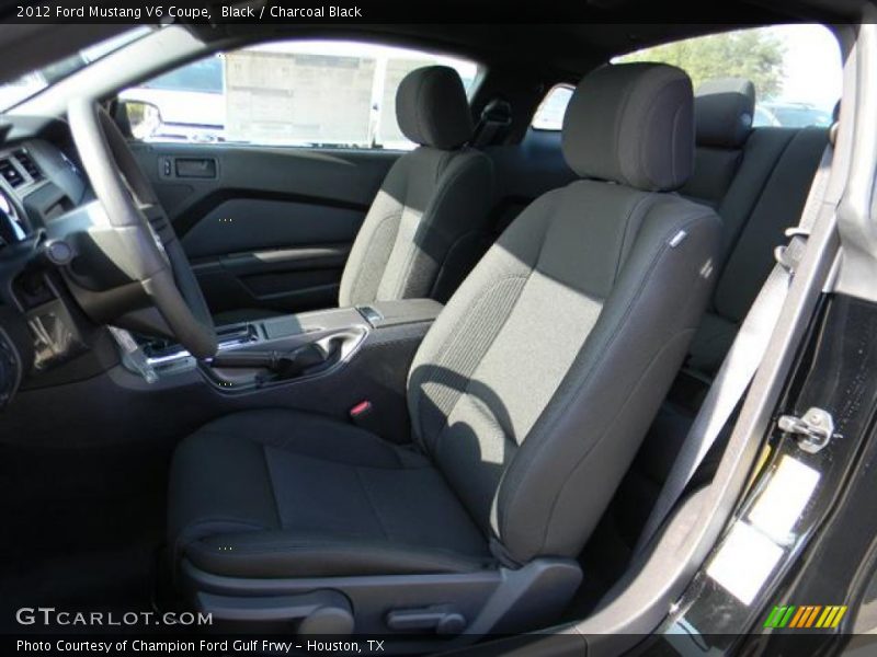 Black / Charcoal Black 2012 Ford Mustang V6 Coupe