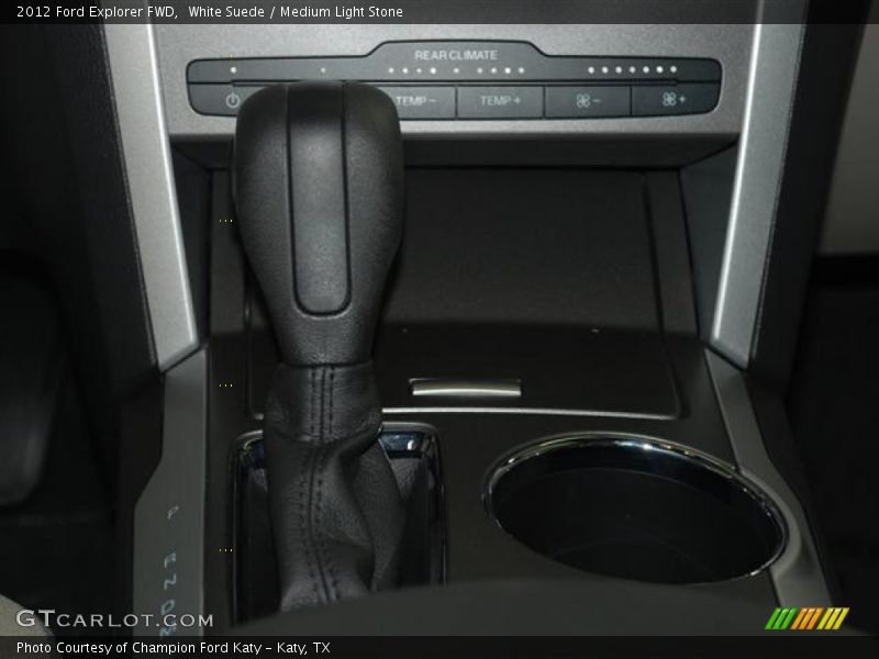 White Suede / Medium Light Stone 2012 Ford Explorer FWD