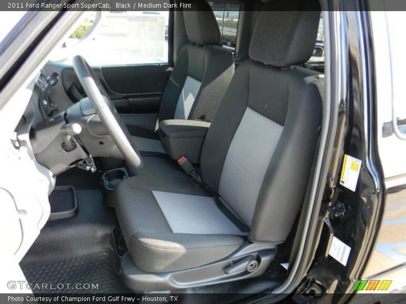 2011 Ranger Sport SuperCab Medium Dark Flint Interior