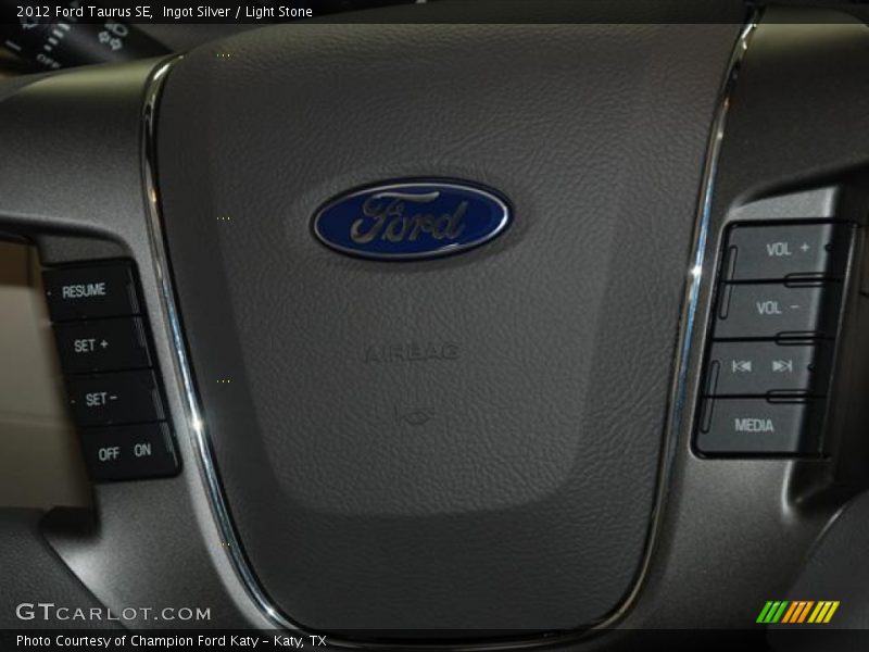 Ingot Silver / Light Stone 2012 Ford Taurus SE