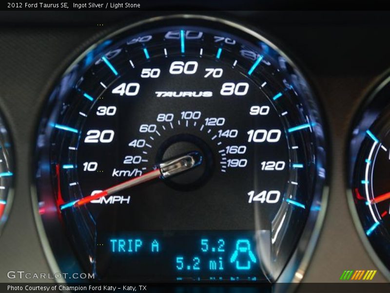 Ingot Silver / Light Stone 2012 Ford Taurus SE