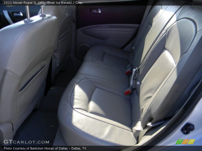 Silver Ice Metallic / Gray 2011 Nissan Rogue SL AWD