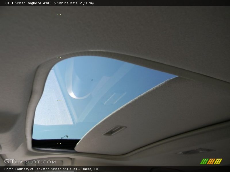 Silver Ice Metallic / Gray 2011 Nissan Rogue SL AWD