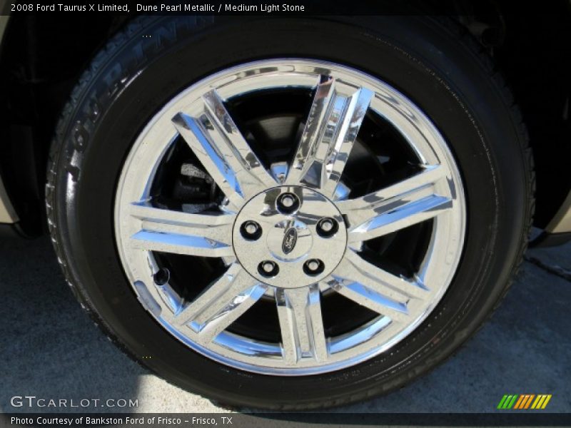 Dune Pearl Metallic / Medium Light Stone 2008 Ford Taurus X Limited