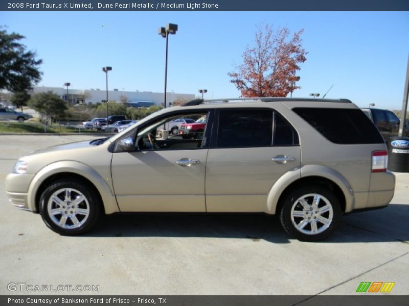 Dune Pearl Metallic / Medium Light Stone 2008 Ford Taurus X Limited