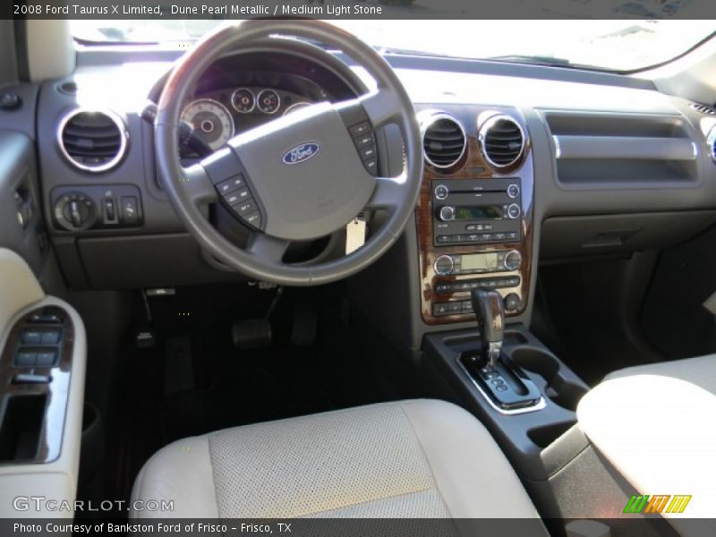 Dune Pearl Metallic / Medium Light Stone 2008 Ford Taurus X Limited
